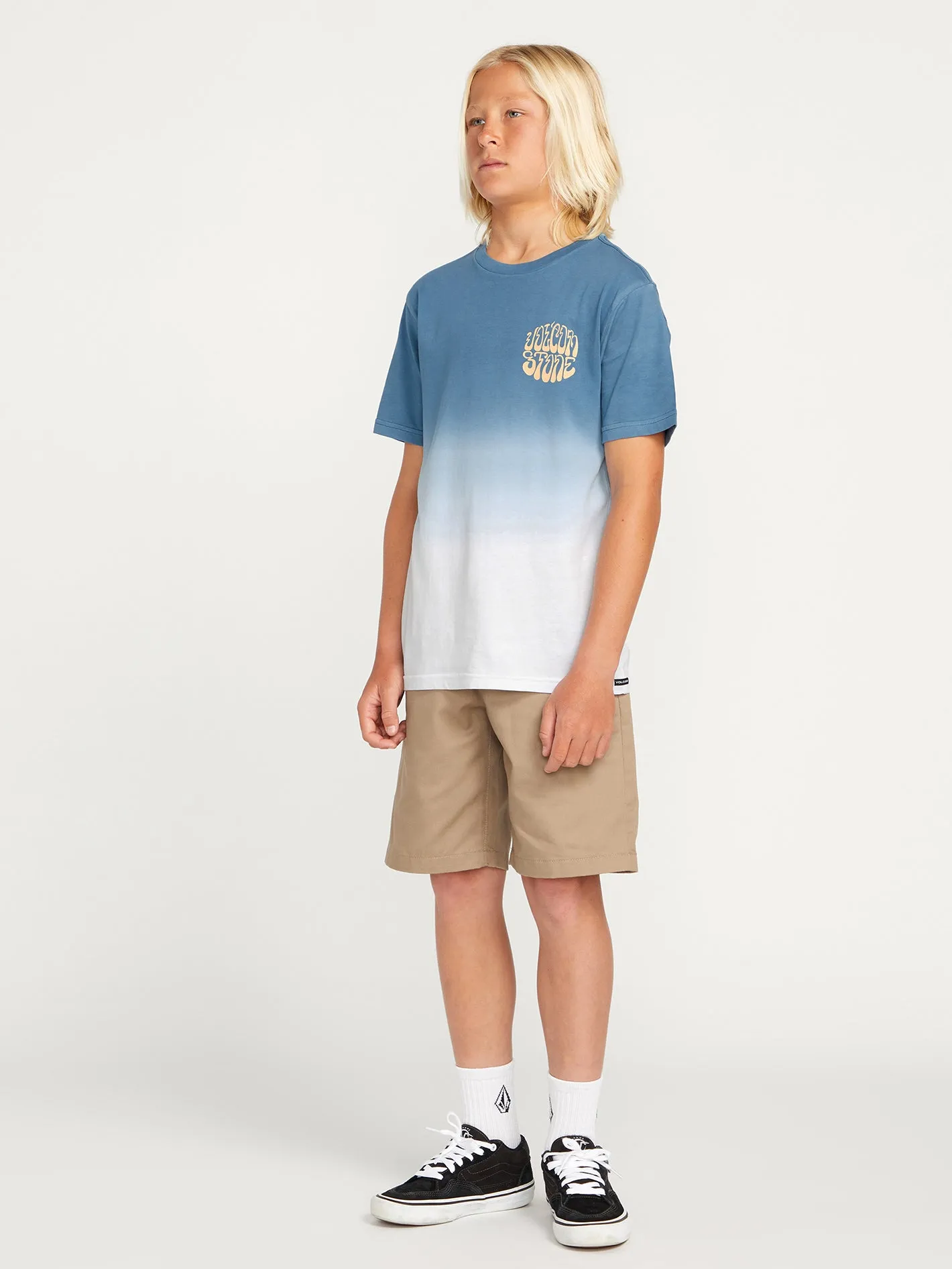 Big Boys Established 1991 Dip Short Sleeve Tee - Aged Indigo
