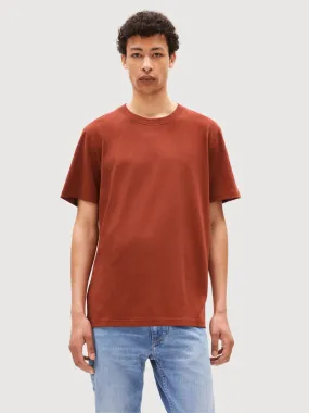 Maarkos T-Shirt Man Dark Amber | Armedangels