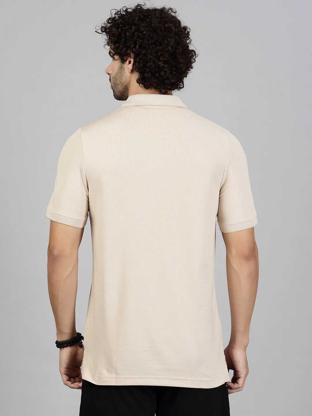 Mens Beige & Heather Rose Expert Polo Tshirt Combos
