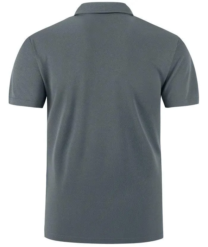 Men's Button Up Dry Fit Golf Polo Shirt-ZPK008234