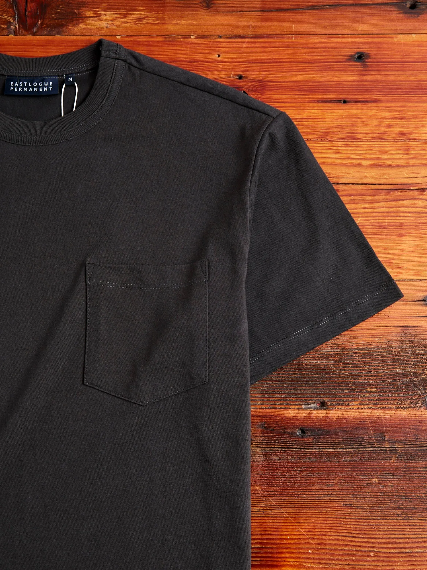 Pocket T-Shirt in Charcoal